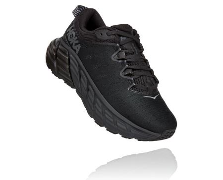 Hoka Gaviota 3 Road - Sapatilhas De Treino Mulher Pretas / Pretas | PT-LXABx17